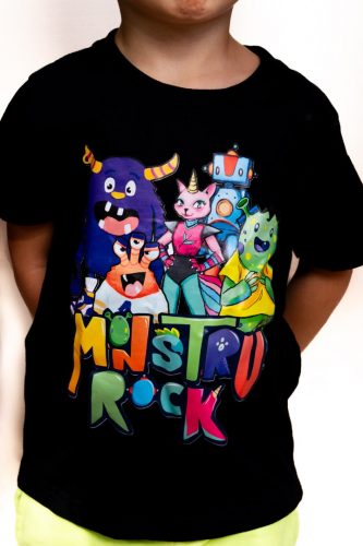 Camiseta infantil niño monstrurock