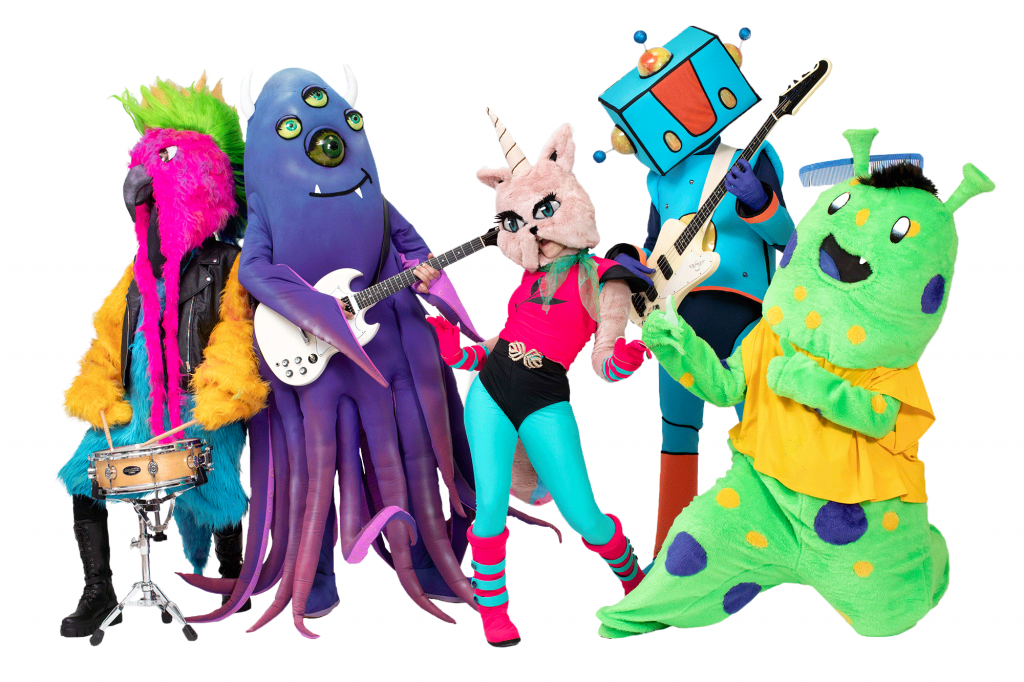 monstrurock grupo de rock para niños y niñas espectáculo infantil