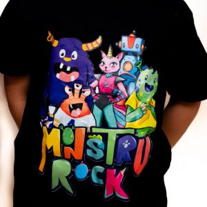 Camiseta infantil niño monstrurock